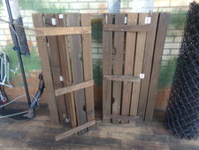 SAND BOX COVER.  This wood slat framework is for covering a sand box and keeping cats and others out.  When child wants to play the side come up and provide seating.  You provide sand box - this is just a cover
$45.00