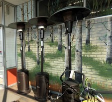 PATIO HEATER.  AT time of posting we have 3 of these begin sold separately.  Makes the difference of being too cold to be out, or enjoying your patio.  
$56.30