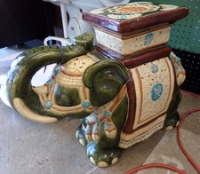 Ceramic elephant side table/plant stand  VINTAGE
$140.70