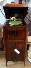 Victrolla record player in antique cabinet with storage inside for vinyl records
$350.00