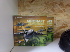 BOEING AIRCRAFT assemble kit for kids.  2 available at time of this posting  Find in the Craft department
$18.00