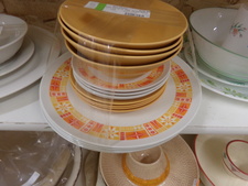 REMEMBER MELMAC?  If you have young children these are the best!  Never break.  4 place settings.  
$19.90