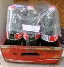 Vintage Coke-a-cola crate full of large coke bottles
$16.90