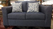 Navy loveseat with 2 throw pillows
Like-new condition
$400.00