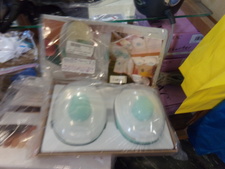 BREAST PUMP.  This a wear and go breast pump set up with remote control!  Lots of attachments included.  Find at Front counter in glass case by Register 5
$190.00