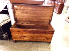 CEDAR TRUNK.  This storage trunk has a flat top and is 40