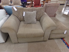 Large tan chair with ottoman
$325.00