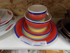 NICE DISHES with deep bowls.  4 place settings. 
$32.00