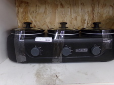 IT IS PARTY TIME!  Get this 3-crock warmer unit for serving foods
$36.00