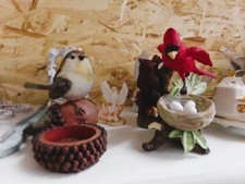 FIGURINES.  Birds, animals, people, percious moments, ocian decor, we have it!
$8.50