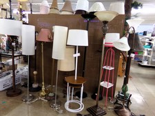 FLOOR LAMPS!  We have floor lamps, table lamps, chandeliers, night lights, lamp shades, light bulbs, and different styles too
$45.00