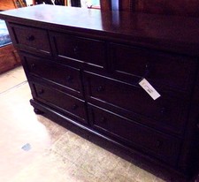Dark wood tall 7 drawer dresser
$728.50