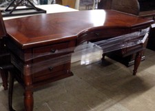 Dark wood curved executive desk
$377.70