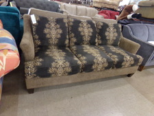 Dark brown soft corduroy couch by King Hickory
$495.00