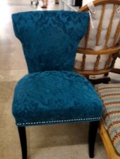 Blue upholstered accent chair
$75.00