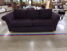 DARK PLUM SOFT FABRIC HIDE-A-BED COUCH.
$495.00
