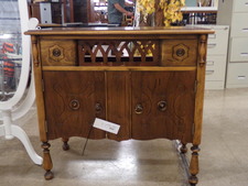 ANTIQUE CABINET.  This has been restored.  Has 2 doors
$101.30