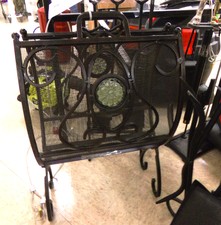 BK. MESH LOG HOLDER.  Handles will open up to hold logs.  Other home decor uses too!
$19.80