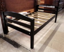 Dark wood twin bed frame
$200.00